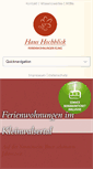Mobile Screenshot of hochblick.de
